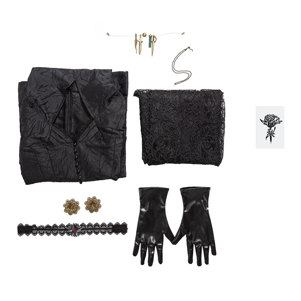 Resident Evil Village Bela Daniela Cassandra Cosplay Costume With Cape 11 Resident Evil Village Bela Daniela Cassandra Cosplay Costume With Cape - Image 9