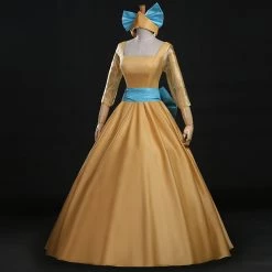 Anastasia Yellow Dress Cosplay Costume
