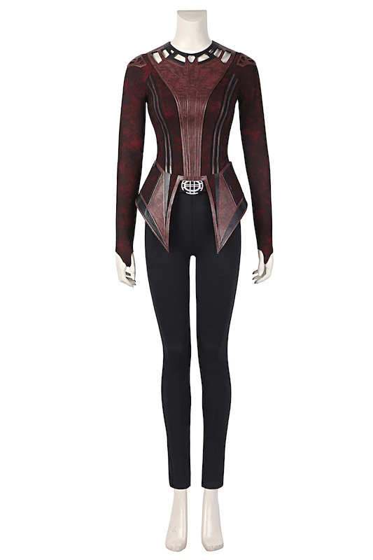 Doctor Strange In The Multiverse Of Madness Scarlet Witch Cosplay Costume 4 Doctor Strange In The Multiverse Of Madness Scarlet Witch Cosplay Costume - Image 2