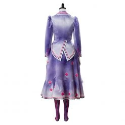 Mary Poppins Returns Mary Poppins Purple Suit Cosplay Costume -Game Costumes Shop COS 007 03 138