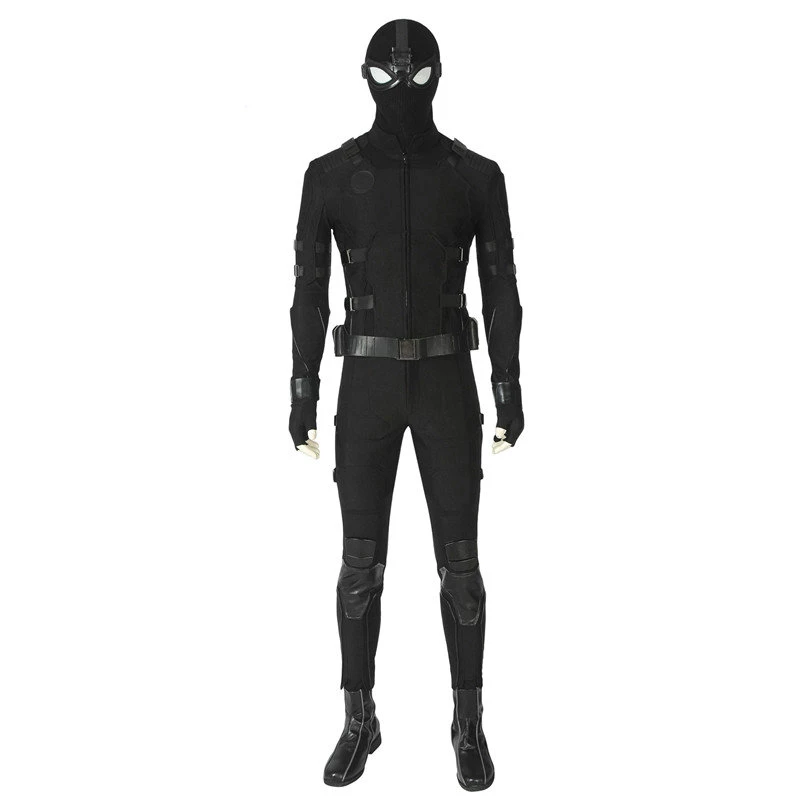 Spider-Man PS4 Stealth Suit Cosplay Costume 3 Spider-Man PS4 Stealth Suit Cosplay Costume