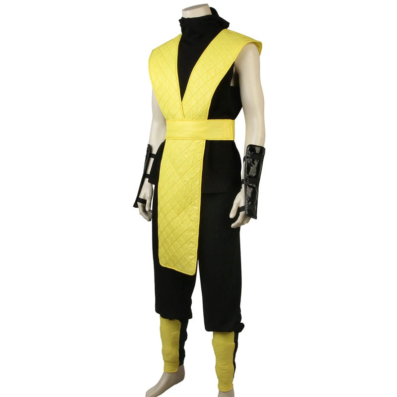 Mortal Kombat X Scorpion Cosplay Costume 4 Mortal Kombat X Scorpion Cosplay Costume - Image 2