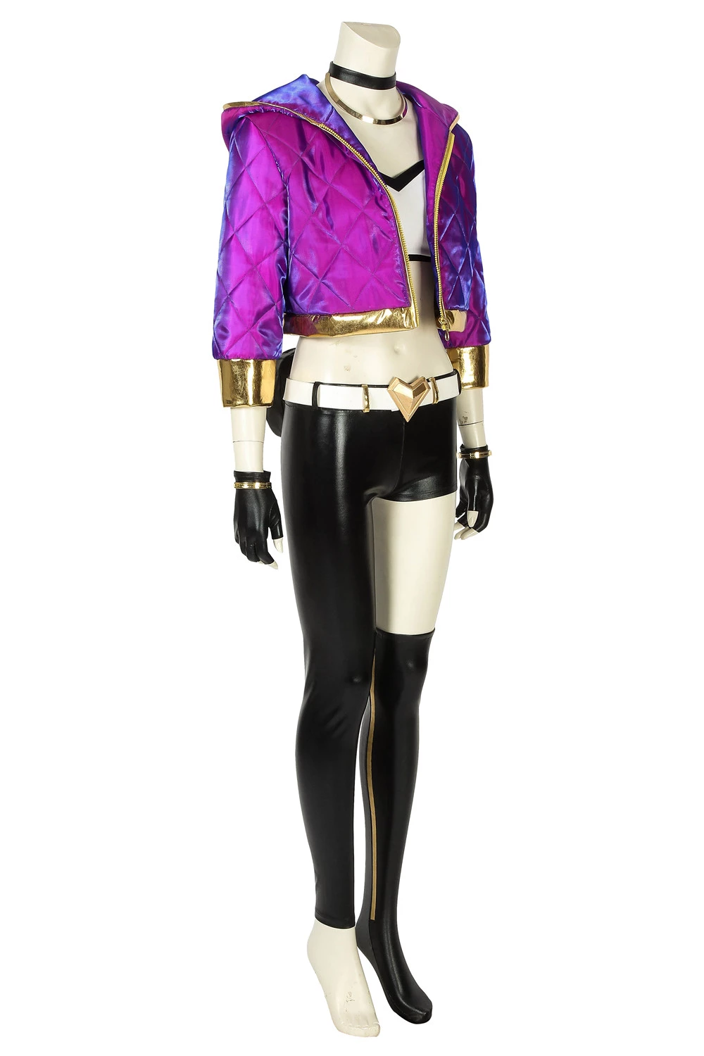 League Of Legends LOL Akali KDA Cosplay Costume 4 League Of Legends LOL Akali KDA Cosplay Costume - Image 2