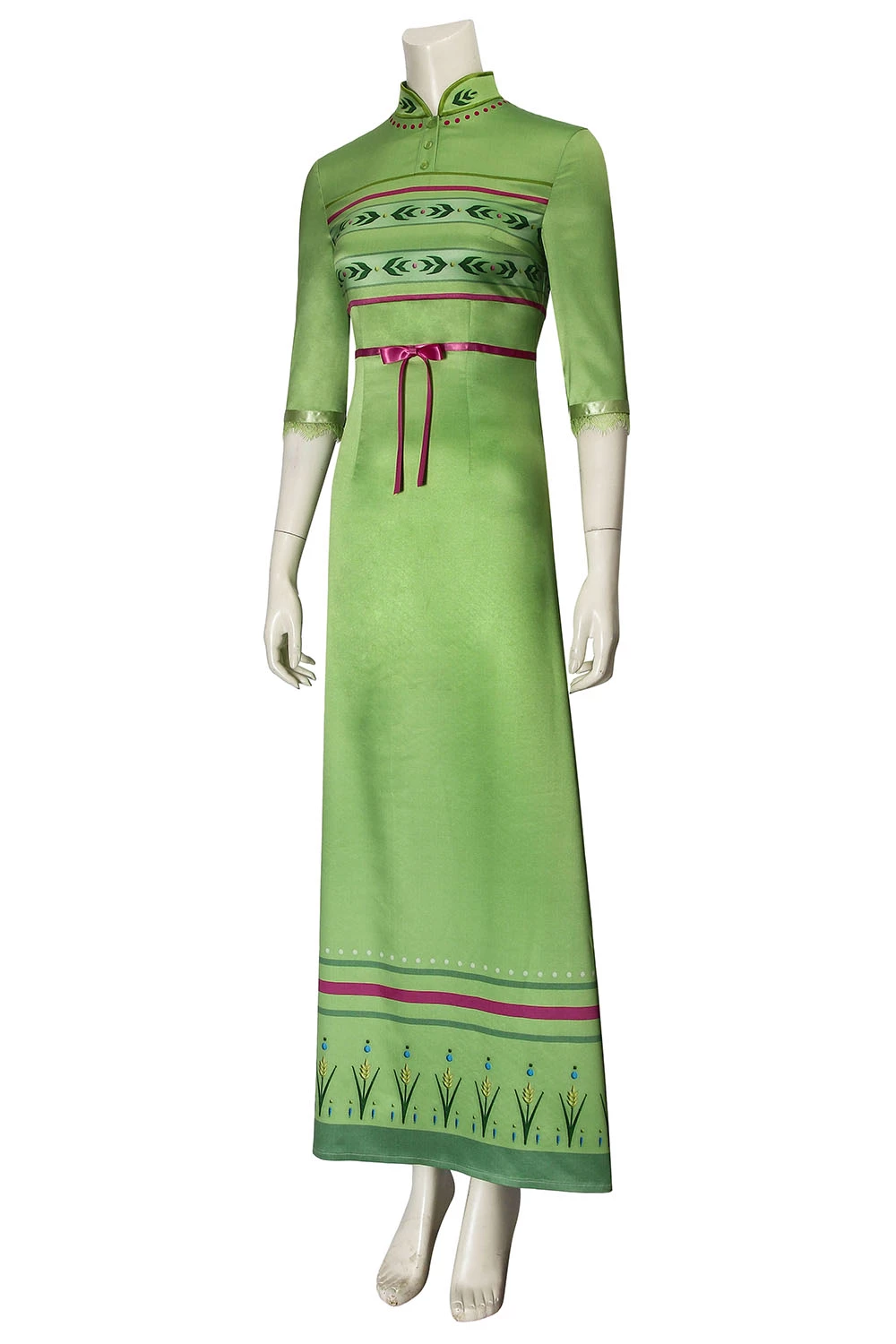 Frozen 2 Anna Green Dress Cosplay Costume 5 Frozen 2 Anna Green Dress Cosplay Costume - Image 3