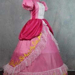 Super Mario Princess Peach Dress Cosplay Costume 9 Super Mario Princess Peach Dress Cosplay Costume -Game Costumes Shop COS 008 03 122