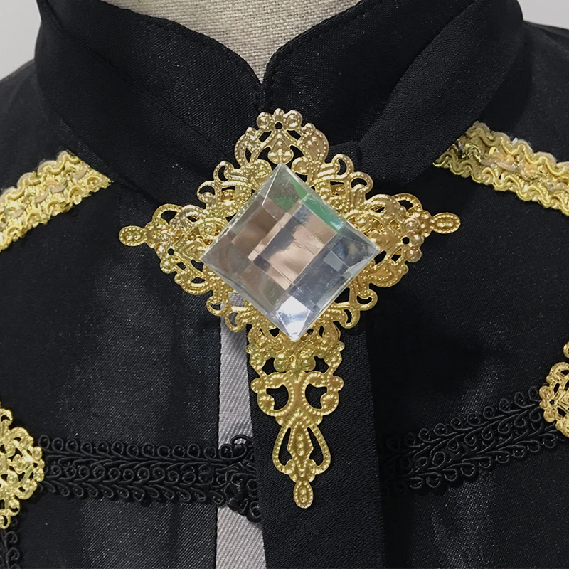 Final Fantasy XIV Little Ladies'Day 2018 Idols Male Black Suit Cosplay Costume 7 Final Fantasy XIV Little Ladies'Day 2018 Idols Male Black Suit Cosplay Costume - Image 5