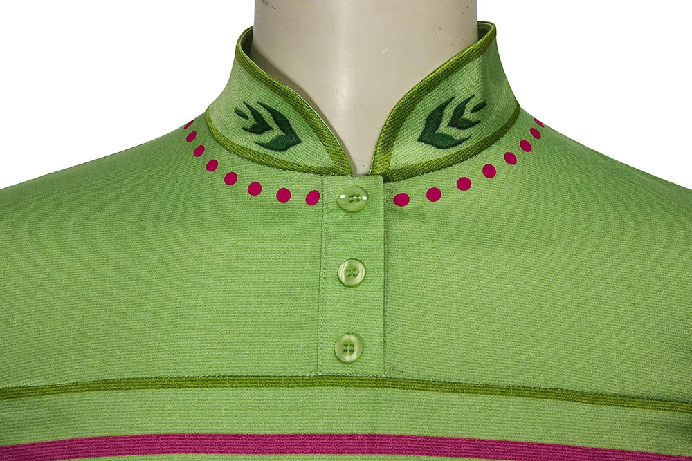Frozen 2 Anna Green Dress Cosplay Costume 8 Frozen 2 Anna Green Dress Cosplay Costume - Image 6