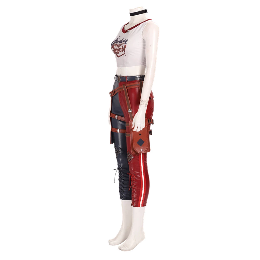 Suicide Squad: Kill The Justice League Harley Quinn Cosplay Costume 8 Suicide Squad: Kill The Justice League Harley Quinn Cosplay Costume - Image 6