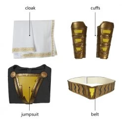 Captain Marvel Shazam Freddy Freeman Grey Suit Cosplay Costume 21 Captain Marvel Shazam Freddy Freeman Grey Suit Cosplay Costume -Game Costumes Shop COS 008 09 13