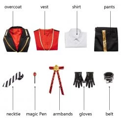 Disney: Twisted-Wonderland Heartslabyul Ace Trappola Cosplay Costume -Game Costumes Shop COS 008 09 23