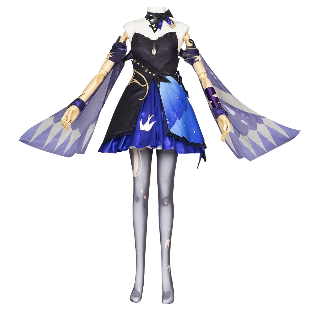 Genshin Impact Keqing Opulent Splendor Cosplay Costume 4 Genshin Impact Keqing Opulent Splendor Cosplay Costume - Image 2