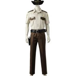 The Walking Dead Season 1 Rick Grimes Cosplay Costume
