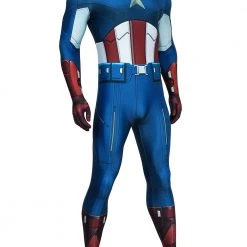 The Avengers Captain America Jumpsuit Cosplay Costume -Game Costumes Shop COS 009 02 146