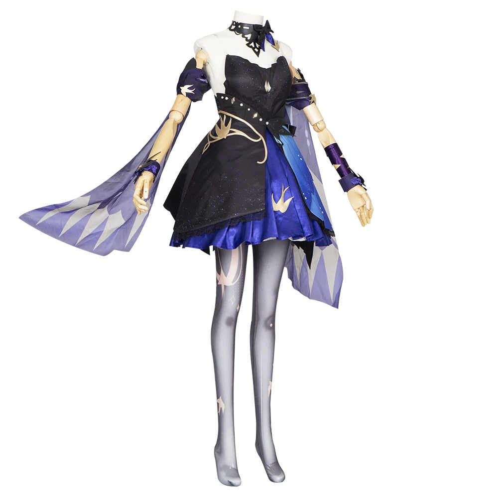 Genshin Impact Keqing Opulent Splendor Cosplay Costume 5 Genshin Impact Keqing Opulent Splendor Cosplay Costume - Image 3