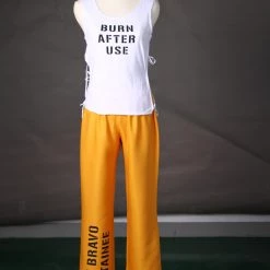 Suicide Squad Harley Quinn Prison Suit Cosplay Costume -Game Costumes Shop COS 009 04 31