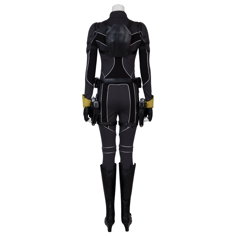 2020 Movie Black Widow Natasha Romanoff Black Jumpsuit Cosplay Costume 7 2020 Movie Black Widow Natasha Romanoff Black Jumpsuit Cosplay Costume - Image 5