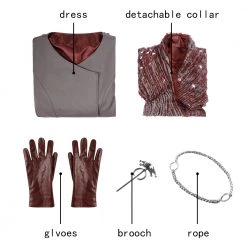 Game Of Thrones Season 8 Targaryen Daenerys Mother Of Dragons Suit Cosplay Costume -Game Costumes Shop COS 009 09 10