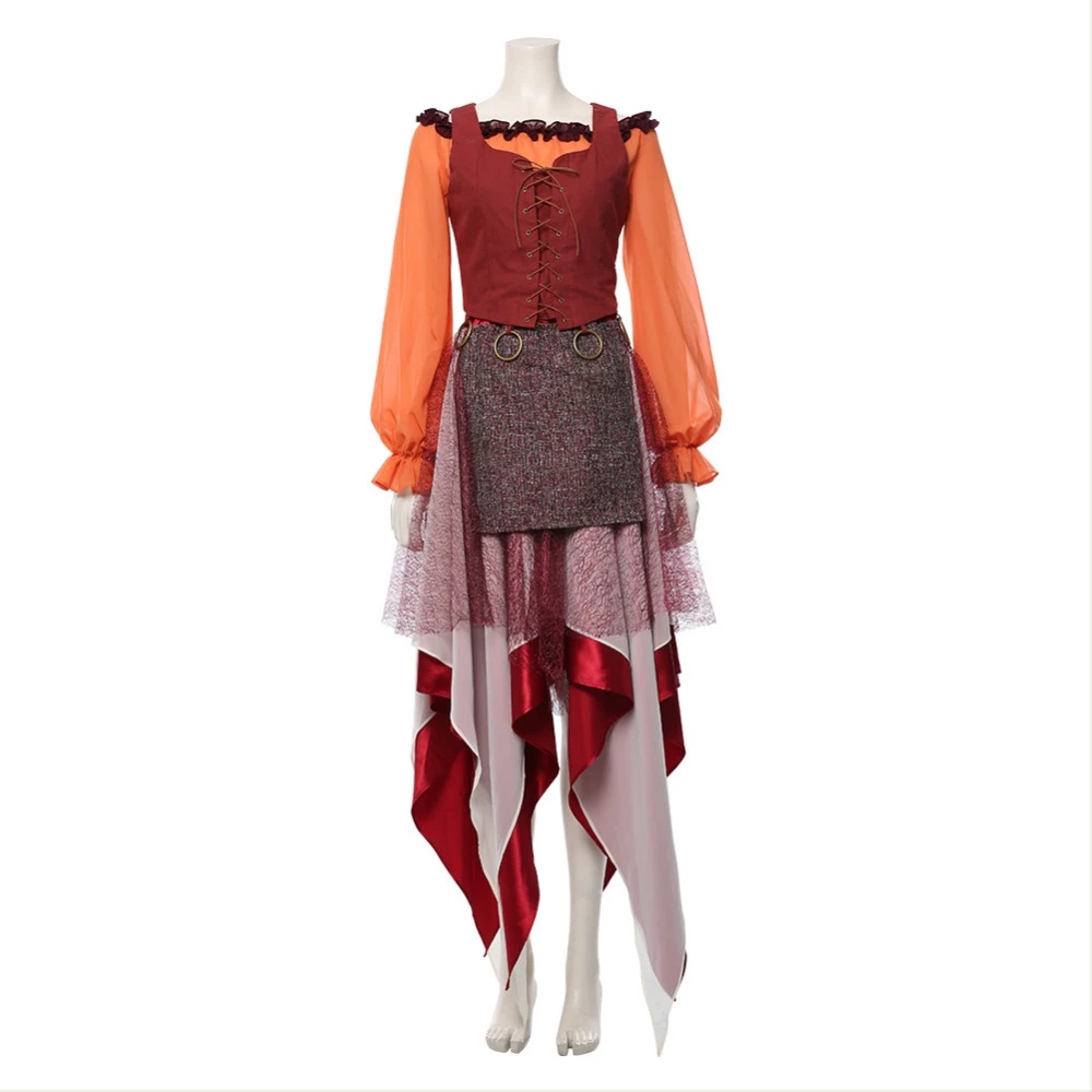 Hocus Pocus Mary Sanderson Cosplay Costume 7 Hocus Pocus Mary Sanderson Cosplay Costume - Image 5