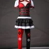Batman: Arkham Asylum Harley Quinn Suit Cosplay Costume -Game Costumes Shop COS 010 01 45