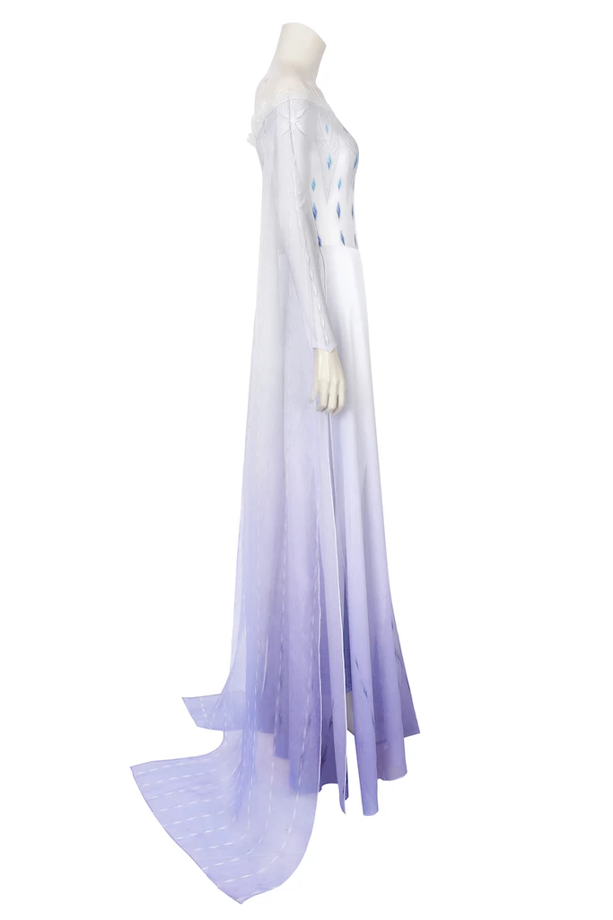Frozen 2 Elsa Dress Cosplay Costume Version 3 6 Frozen 2 Elsa Dress Cosplay Costume Version 3 - Image 4