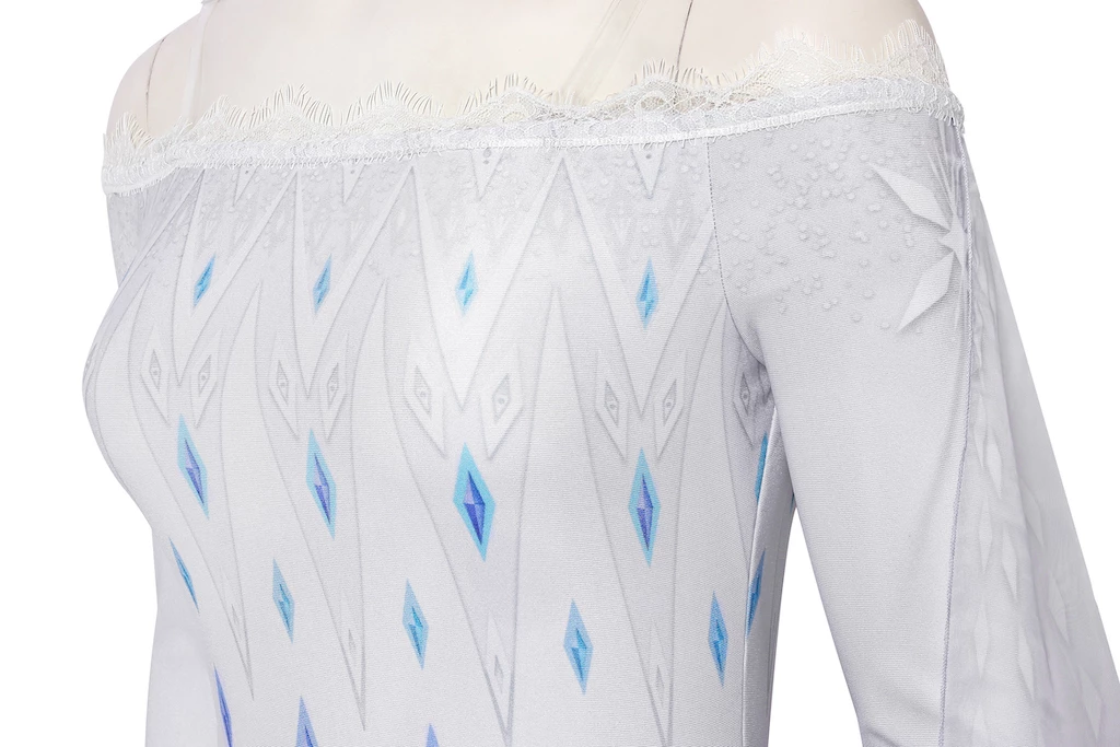 Frozen 2 Elsa Dress Cosplay Costume Version 3 8 Frozen 2 Elsa Dress Cosplay Costume Version 3 - Image 6