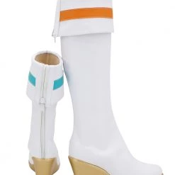 League Of Legends LOL Arcade Caitlyn Prestige Edition White Cosplay Boots -Game Costumes Shop COS 011 02 142