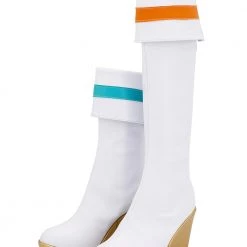 League Of Legends LOL Arcade Caitlyn Prestige Edition White Cosplay Boots -Game Costumes Shop COS 011 03 124