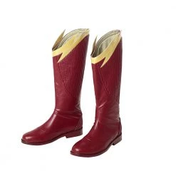 The Flash Season 4 Barry Allen Flash Cosplay Boots -Game Costumes Shop COS 011 03 74