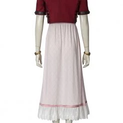 Final Fantasy VII Crisis Core: Aerith Gainsborough Cosplay Costume 16 Final Fantasy VII Crisis Core: Aerith Gainsborough Cosplay Costume -Game Costumes Shop COS 011 04 106