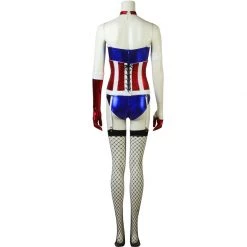 Captain America Sexy Girl Superhero Jumpsuit Cosplay Costume -Game Costumes Shop COS 011 04 74