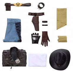 Overwatch Jesse McCree Outfit Cosplay Costume 13 Overwatch Jesse McCree Outfit Cosplay Costume -Game Costumes Shop COS 011 05 61