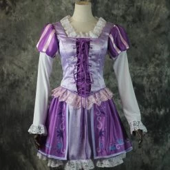 Tangled Princess Rapunzel Cosplay Costume Version 3