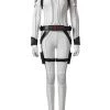 2020 Movie Black Widow Natasha Romanoff White Jumpsuit Cosplay Costume 1 2020 Movie Black Widow Natasha Romanoff White Jumpsuit Cosplay Costume -Game Costumes Shop COS 012 01 175