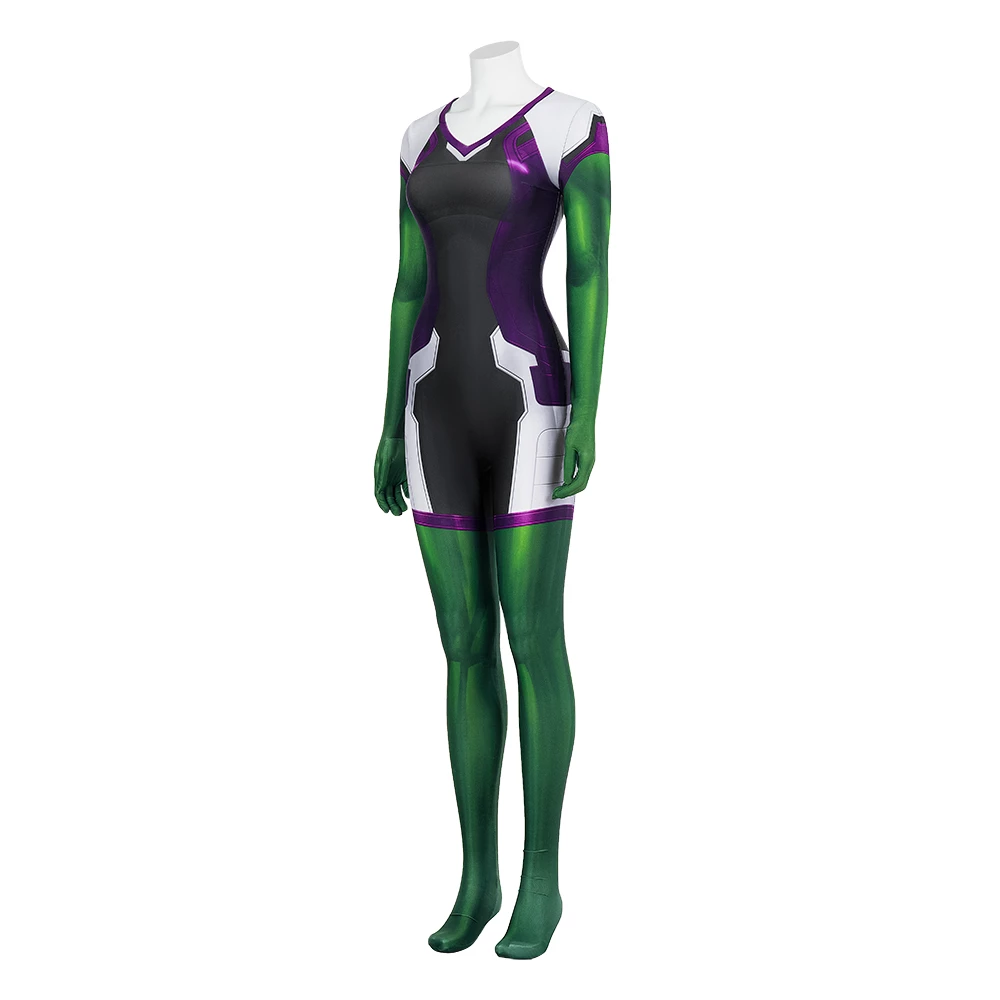 2022 Movie She-Hulk Tatiana Maslany Cosplay Costume 6 2022 Movie She-Hulk Tatiana Maslany Cosplay Costume - Image 4