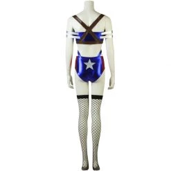 Captain America Sexy Girl Superhero Cosplay Costume -Game Costumes Shop COS 012 03 90