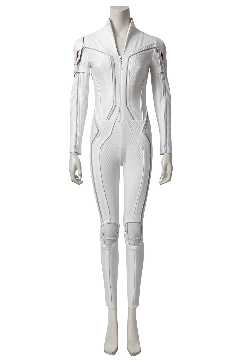 2020 Movie Black Widow Natasha Romanoff White Jumpsuit Cosplay Costume 11 2020 Movie Black Widow Natasha Romanoff White Jumpsuit Cosplay Costume - Image 9
