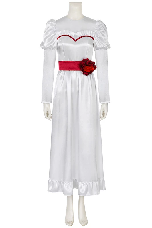 Annabelle Doll Cosplay Costume With Mask 4 Annabelle Doll Cosplay Costume With Mask - Image 2