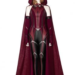 Wanda Vision Scarlet Witch Wanda Cosplay Costume 16 Wanda Vision Scarlet Witch Wanda Cosplay Costume -Game Costumes Shop COS 013 01 227 1