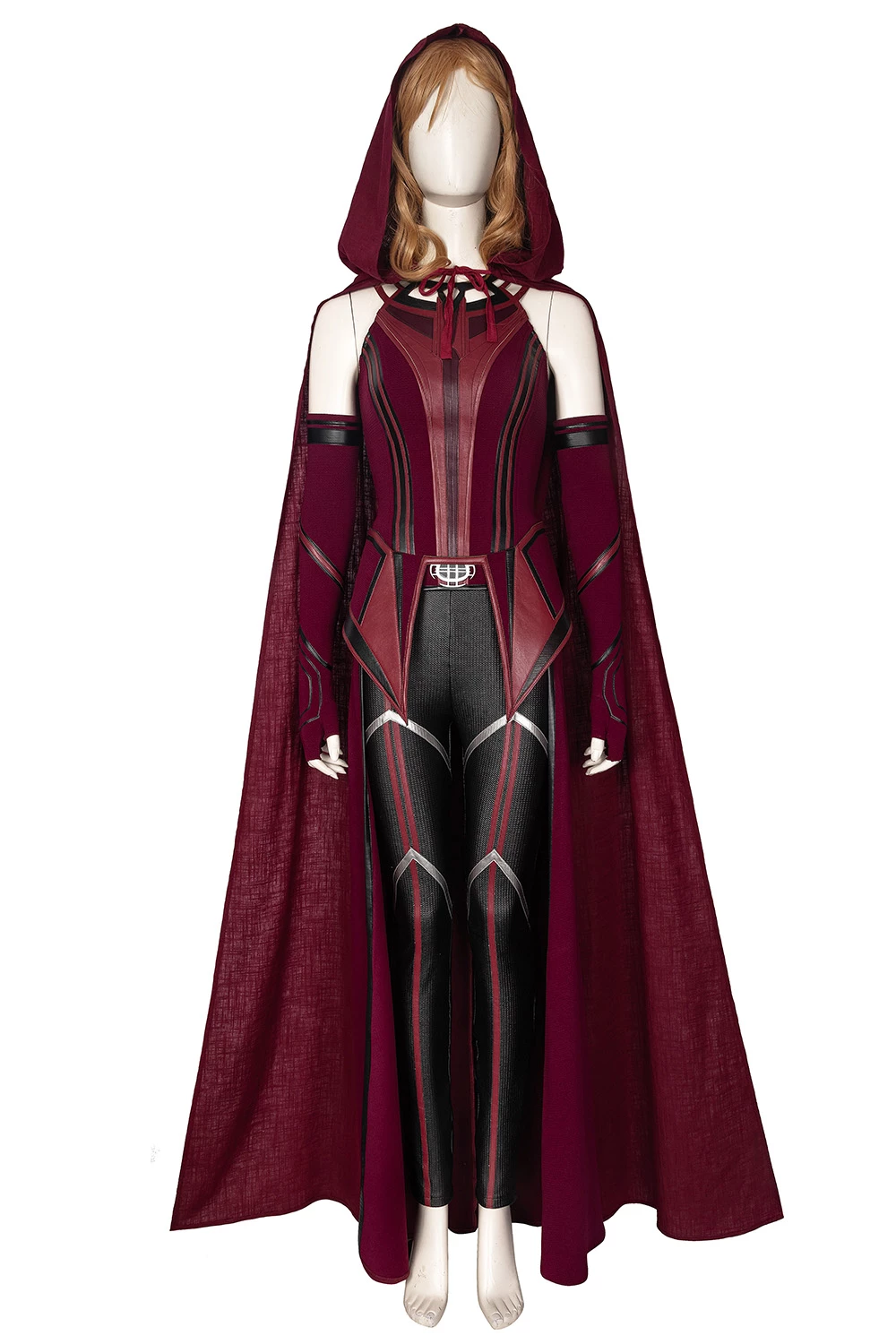 Wanda Vision Scarlet Witch Wanda Cosplay Costume 4 Wanda Vision Scarlet Witch Wanda Cosplay Costume - Image 2