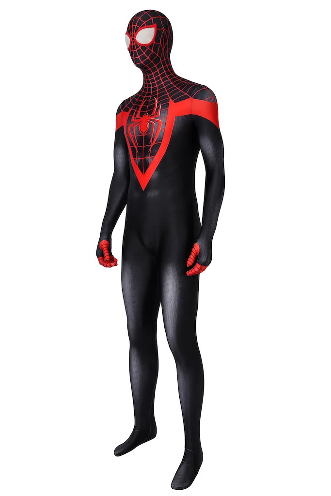 Ultimate Spider-Man Miles Morales Jumpsuit Cosplay Costume 5 Ultimate Spider-Man Miles Morales Jumpsuit Cosplay Costume - Image 3