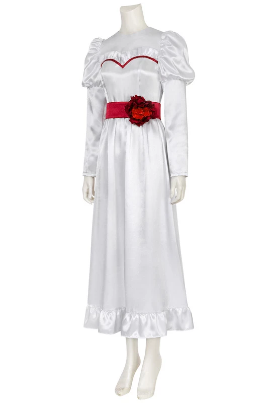 Annabelle Doll Cosplay Costume With Mask 5 Annabelle Doll Cosplay Costume With Mask - Image 3