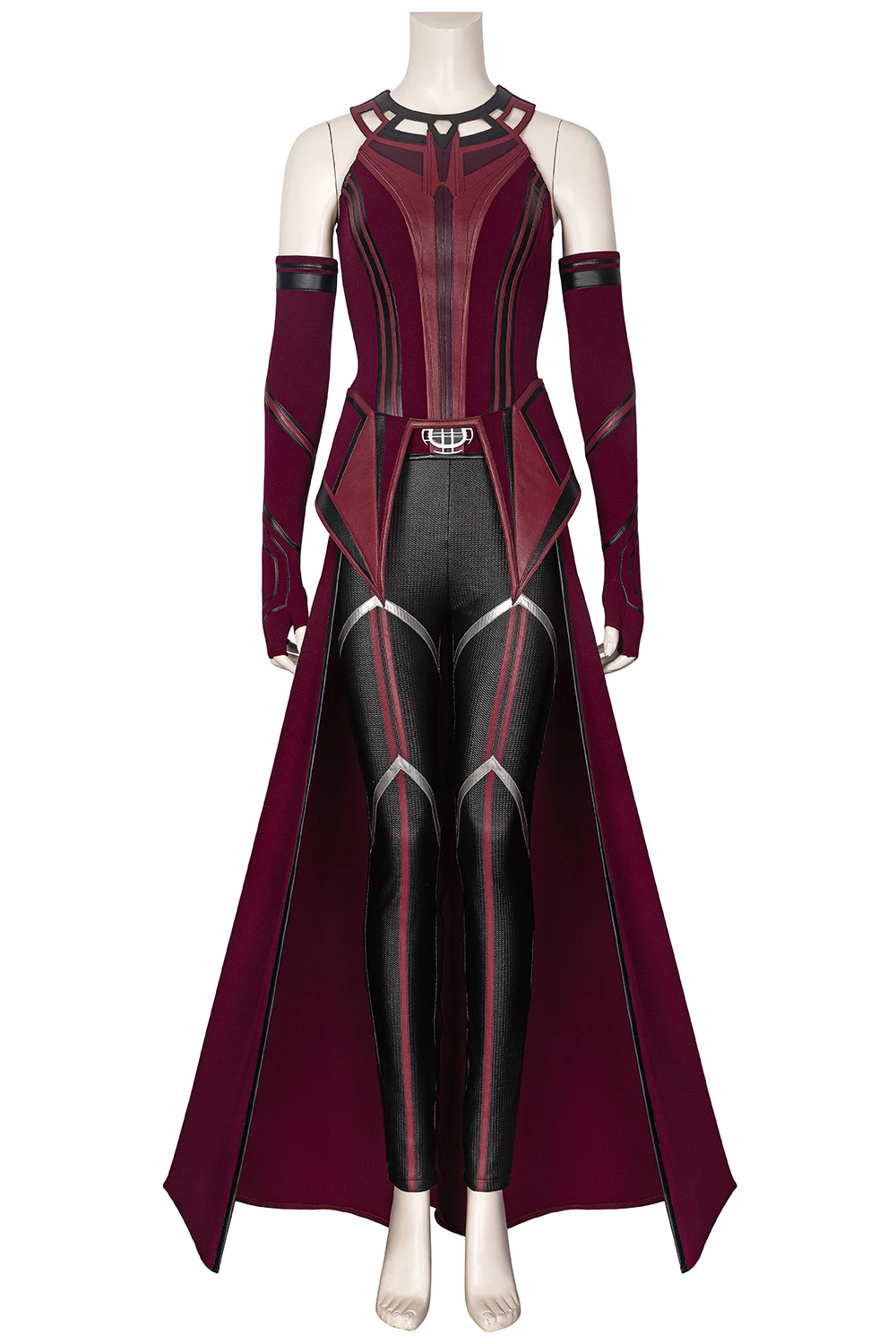 Wanda Vision Scarlet Witch Wanda Cosplay Costume 6 Wanda Vision Scarlet Witch Wanda Cosplay Costume - Image 4