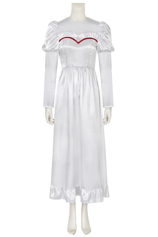 Annabelle Doll Cosplay Costume With Mask 8 Annabelle Doll Cosplay Costume With Mask - Image 6