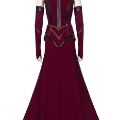 Wanda Vision Scarlet Witch Wanda Cosplay Costume 21 Wanda Vision Scarlet Witch Wanda Cosplay Costume -Game Costumes Shop COS 013 06 45