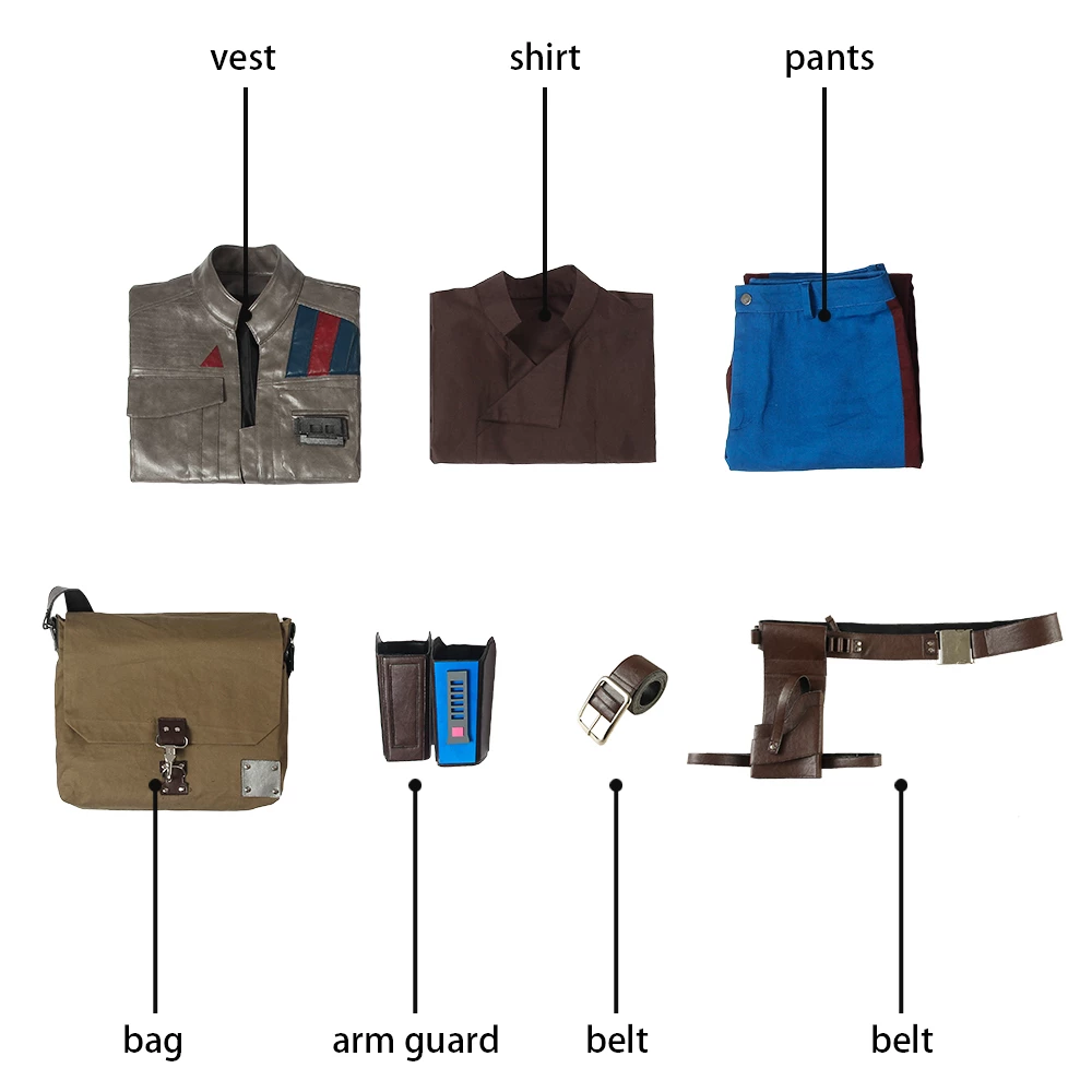 Star Wars: The Rise Of Skywalker Finn Cosplay Costume 12 Star Wars: The Rise Of Skywalker Finn Cosplay Costume - Image 10
