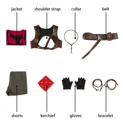 Jumanji: Welcome To The Jungle Ruby Roundhouse Cosplay Costume 21 Jumanji: Welcome To The Jungle Ruby Roundhouse Cosplay Costume -Game Costumes Shop COS 013 09 5