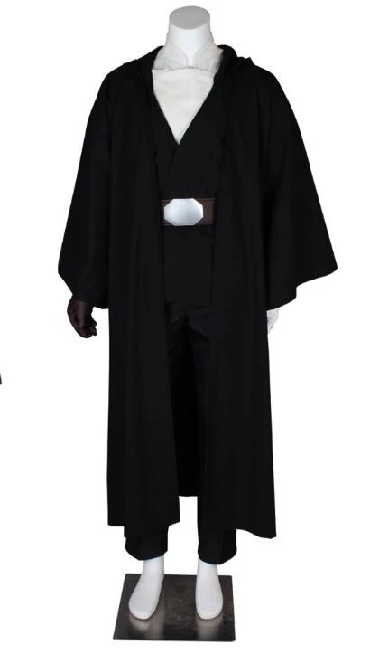 Star Wars: The Last Jedi Luke Skywalker Black Suit Cosplay Costume 3 Star Wars: The Last Jedi Luke Skywalker Black Suit Cosplay Costume