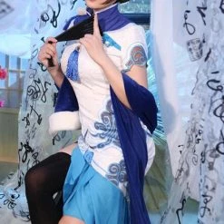 Overwatch Mei Cheongsam Cosplay Costume -Game Costumes Shop COS 014 03 62