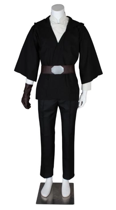 Star Wars: The Last Jedi Luke Skywalker Black Suit Cosplay Costume 6 Star Wars: The Last Jedi Luke Skywalker Black Suit Cosplay Costume - Image 4