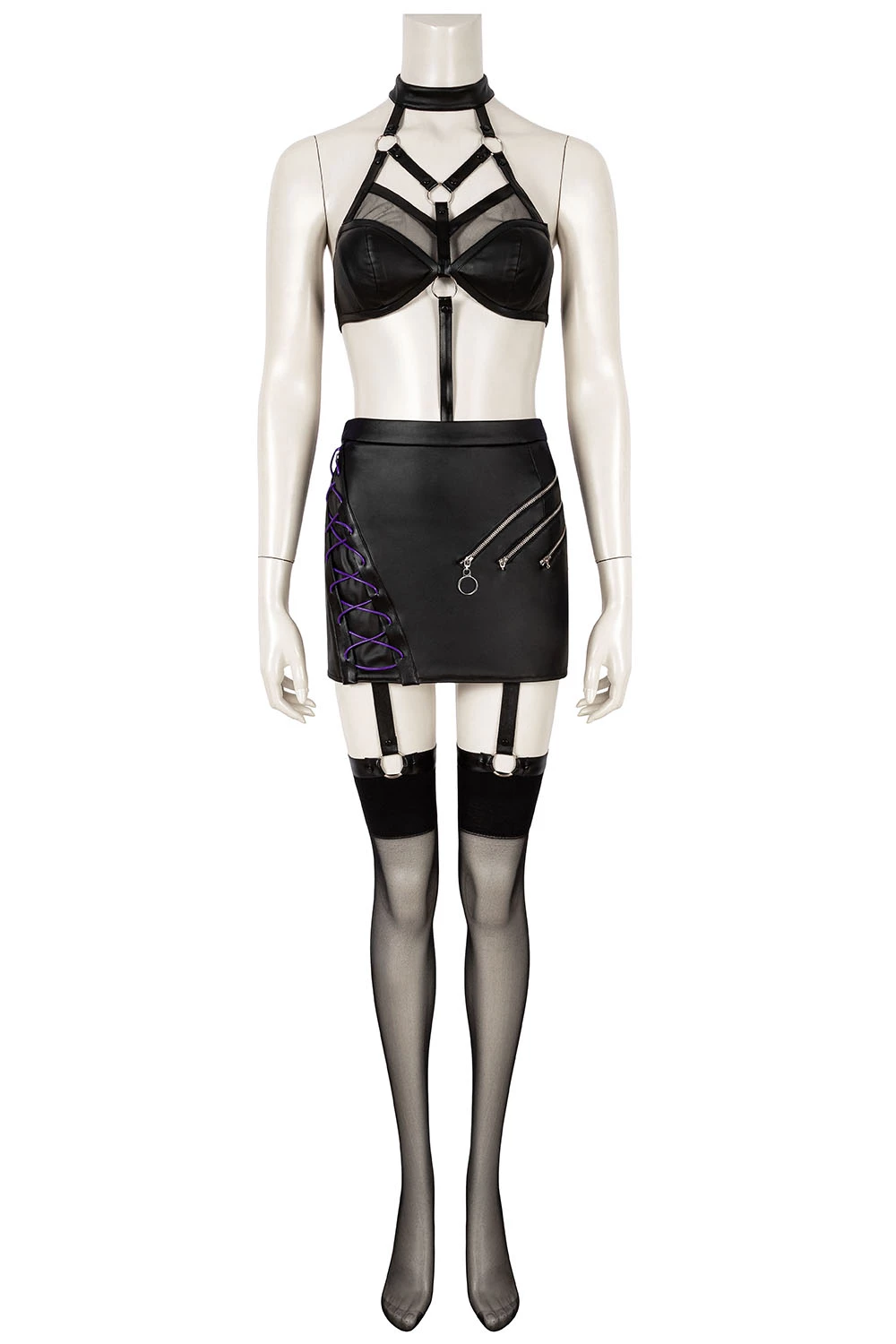 League Of Legends LOL K/DA ALL OUT Evelynn Cosplay Costume 8 League Of Legends LOL K/DA ALL OUT Evelynn Cosplay Costume - Image 6